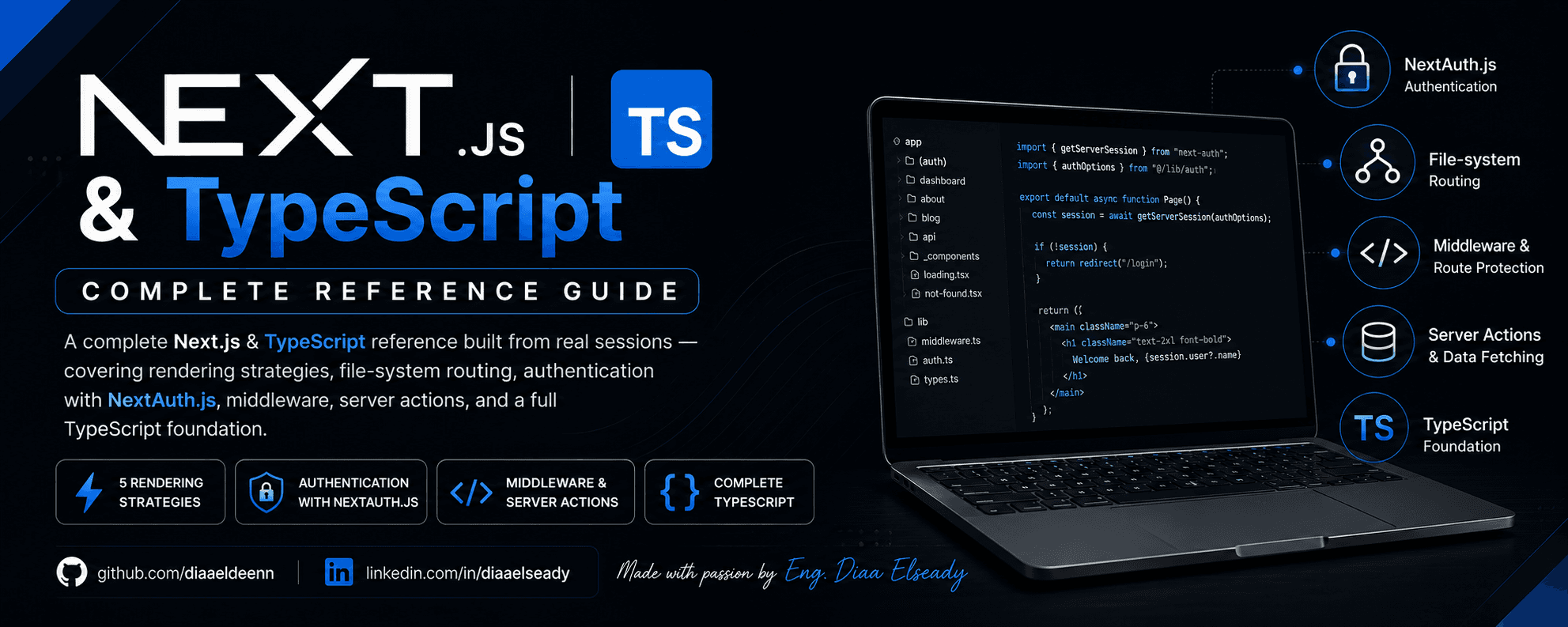 Next.js & TypeScript Complete Reference Guide