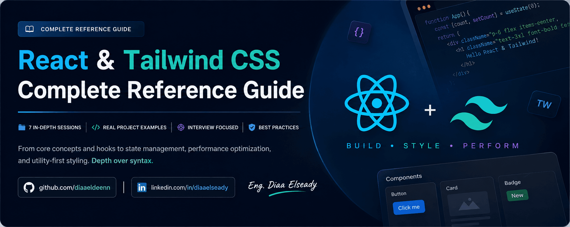 React & Tailwind CSS Complete Reference Guide